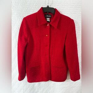 Sag Harbor Women’s vintage lined red jacket